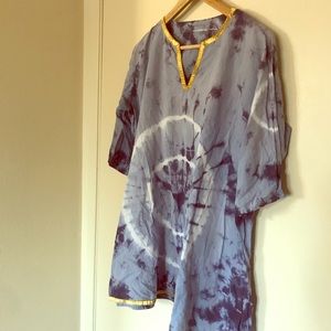 Tie-dye Beach Coverup Boho-Chic